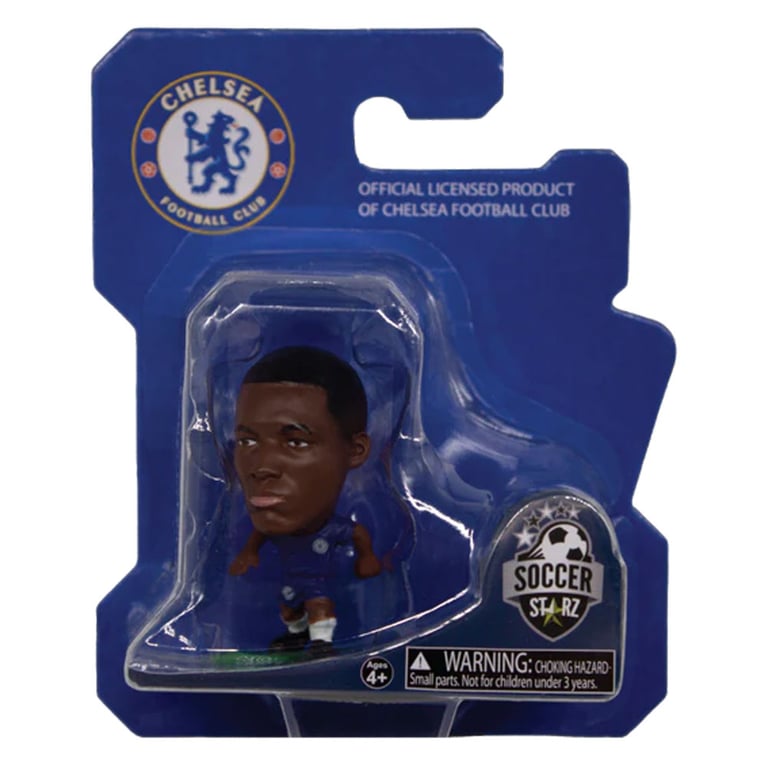 Chelsea FC SoccerStarz Moiss Caicedo Collectible Figure - 5cm Tall Home Kit Edition