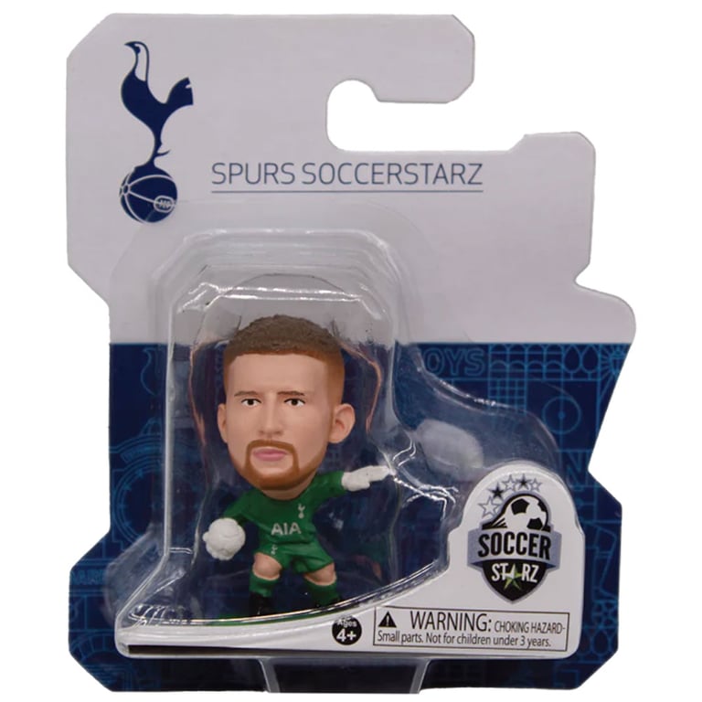 Tottenham Hotspur FC SoccerStarz Guglielmo Vicario Classic Home Kit Collectable Figure - 5cm Tall Figurine