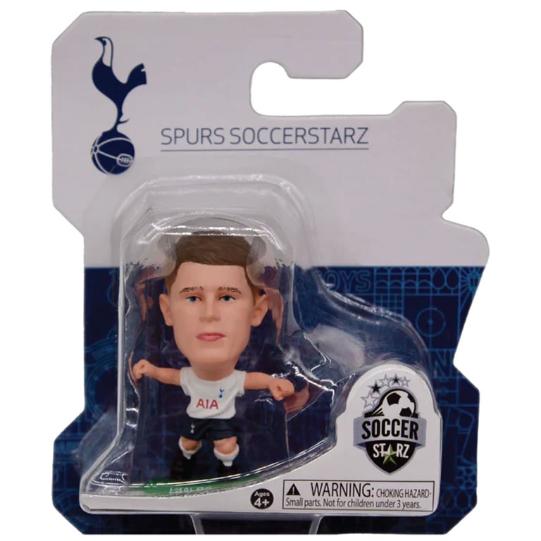 Tottenham Hotspur FC SoccerStarz Van De Ven - Classic Home Kit 5cm Tall Figurine Collectable Figure