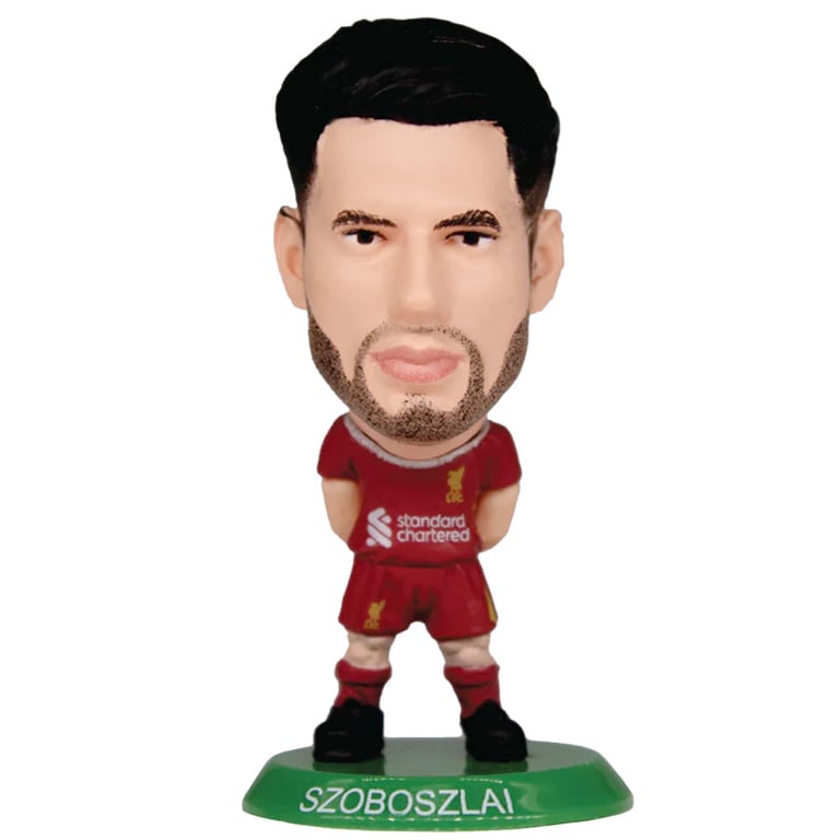 Liverpool FC SoccerStarz Szoboszlai 2024-25 Season Collectable Figurine in Home Kit