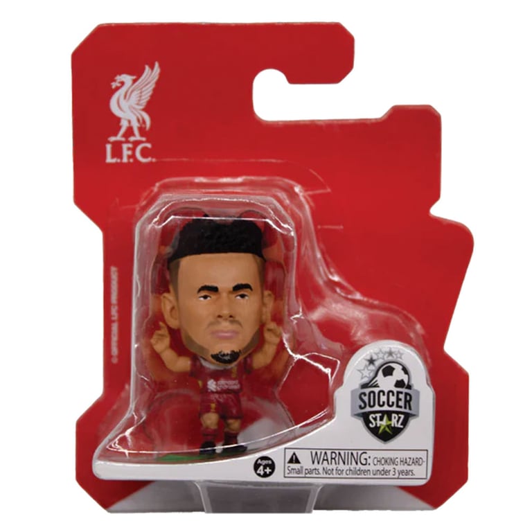 Liverpool FC SoccerStarz 2025 Luis Diaz Collectable Figure, Season 2024-25 Home Kit Edition