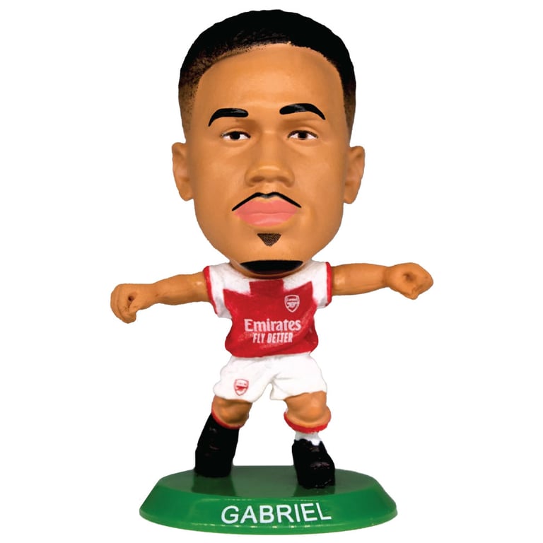 Arsenal FC SoccerStarz Gabriel - Classic Home Kit 5cm Tall Collectible Figure
