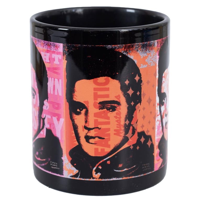 Elvis Presley Ceramic Coffee Mug - Retro Music Icon Collector s Item