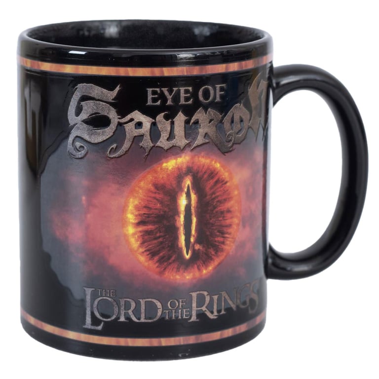 The Lord of the Rings Sauron Heat Changing Coffee Mug - Eye of Sauron Design Changes with Heat