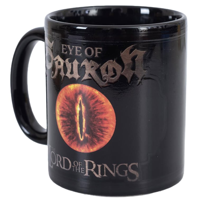 The Lord of the Rings Sauron Heat Changing Coffee Mug - Eye of Sauron Design Changes with Heat
