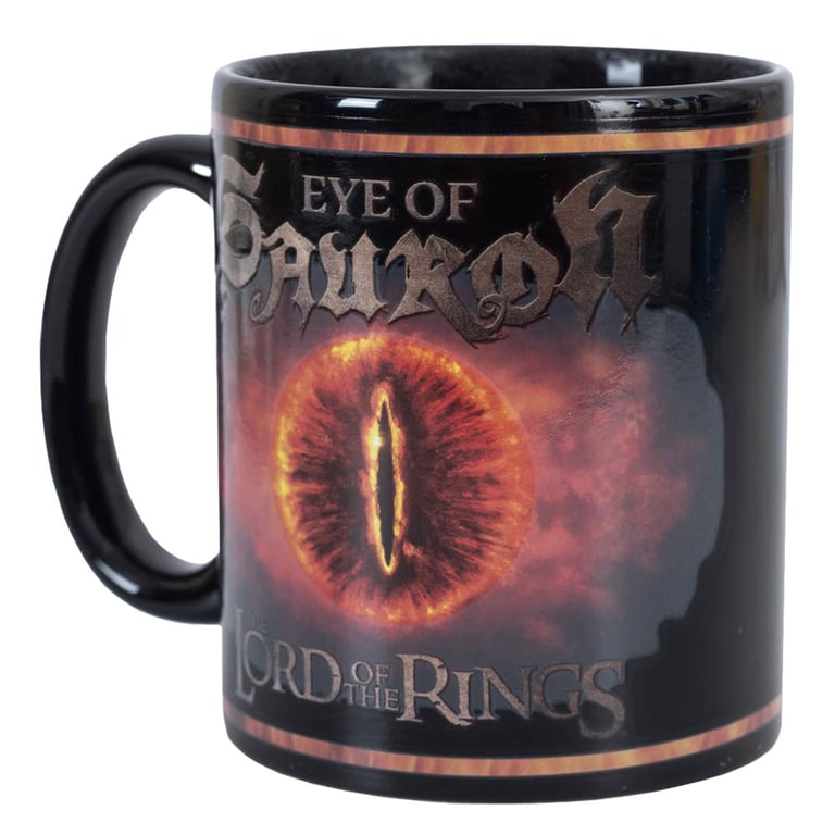 The Lord of the Rings Sauron Heat Changing Coffee Mug - Eye of Sauron Design Changes with Heat