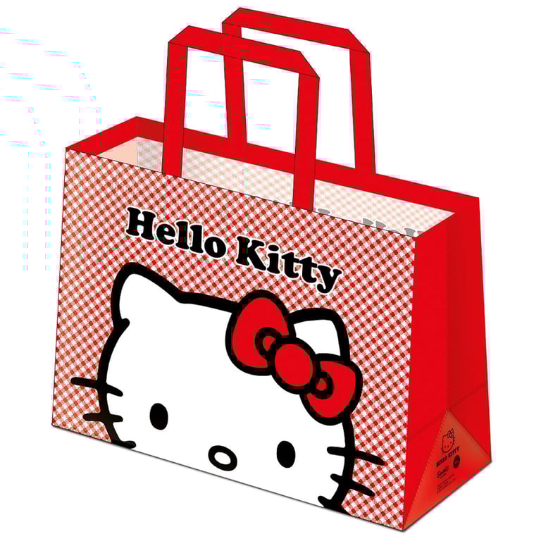 Hello Kitty Large Reusable Polypropylene Shopping Bag - Eco-Friendly and Durable