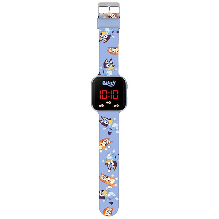 Bluey Junior LED Digital Watch - Easy to Read Display with 1 Year Guarantee