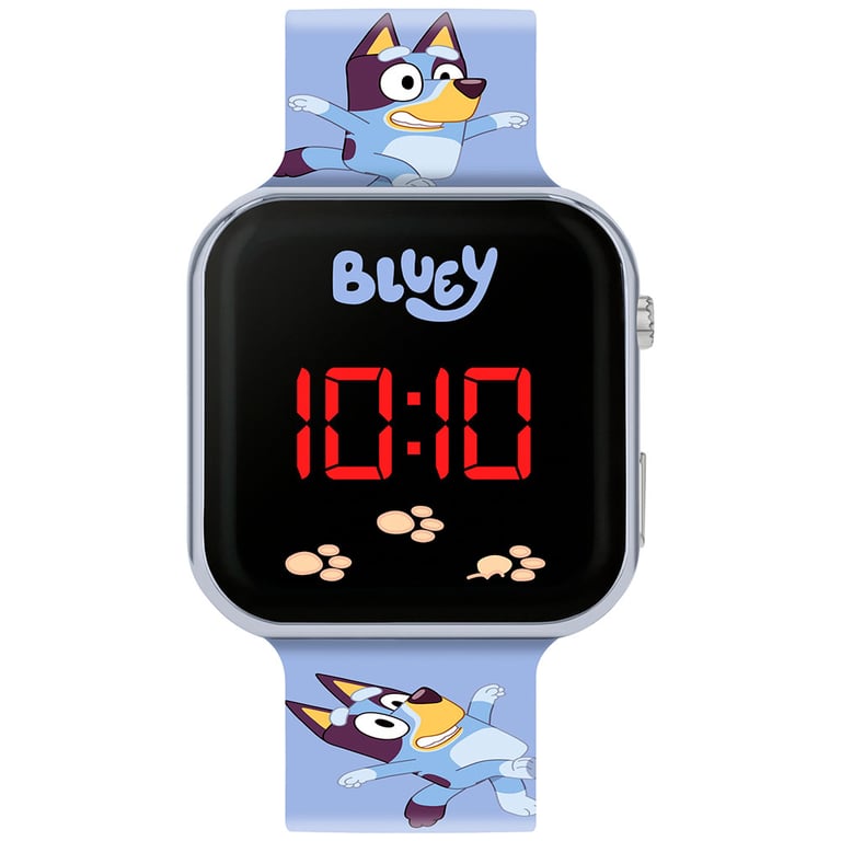 Bluey Junior LED Digital Watch - Easy to Read Display with 1 Year Guarantee