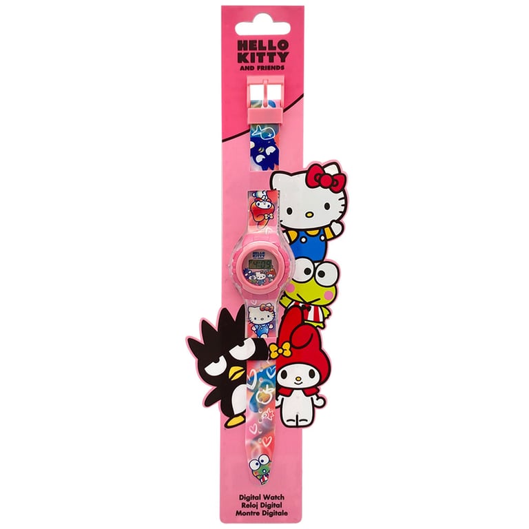 Hello Kitty Kids Digital Watch - Easy to Read Display with Vibrant Hello Kitty Strap