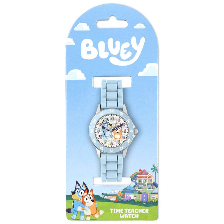 Bluey Junior Analogue Watch - Easy Read Time Teacher Hands