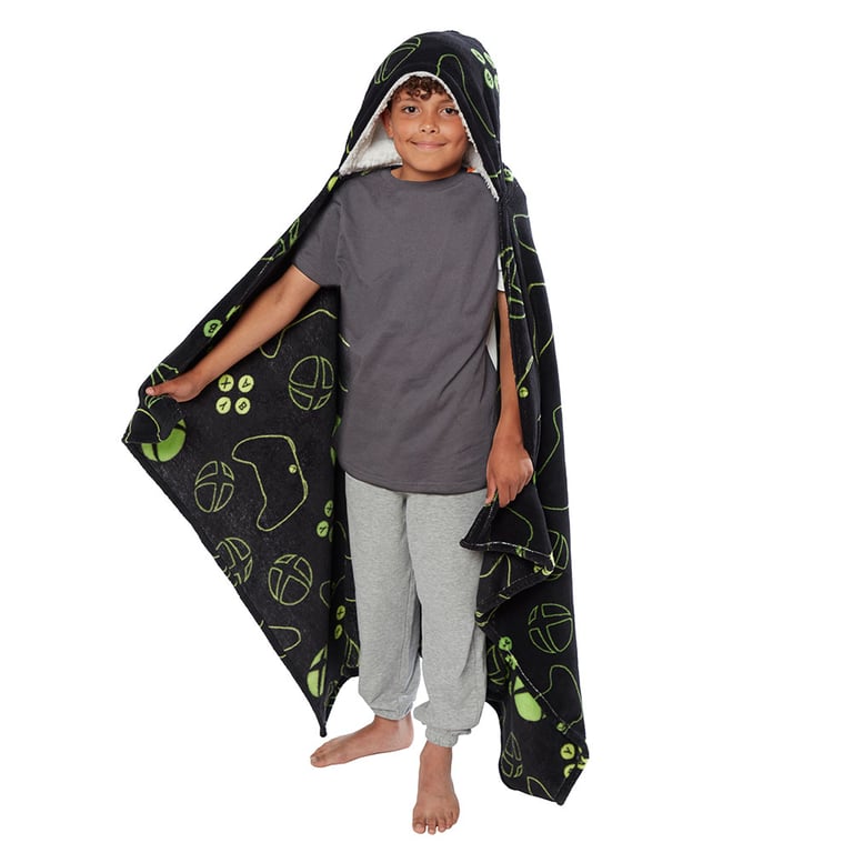 Xbox Youth Luxury Hooded Fleece Blanket - Super Soft & Warm