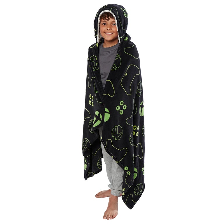 Xbox Youth Luxury Hooded Fleece Blanket - Super Soft & Warm