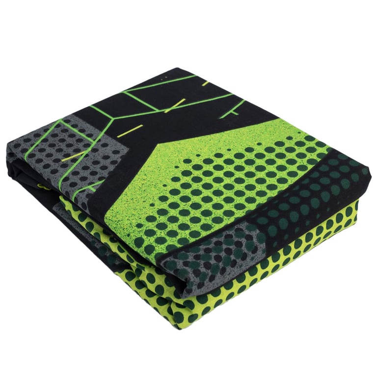 Xbox Double Duvet Set - Black Quilt Cover with Xbox Logo Design, Machine Washable
