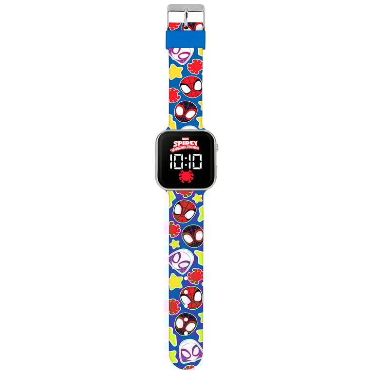 Spidey And His Amazing Friends Junior LED Digital Watch - Silicone Strap & Easy to Read Display