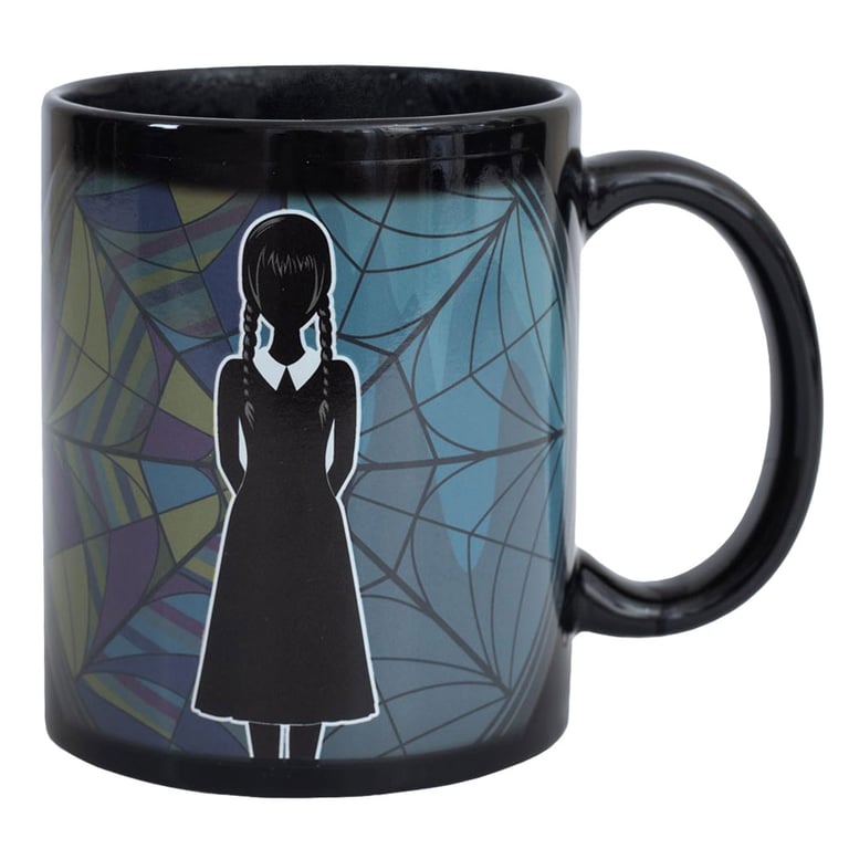 Wednesday Heat Changing Mug - Ceramic Design Changes with Temperature