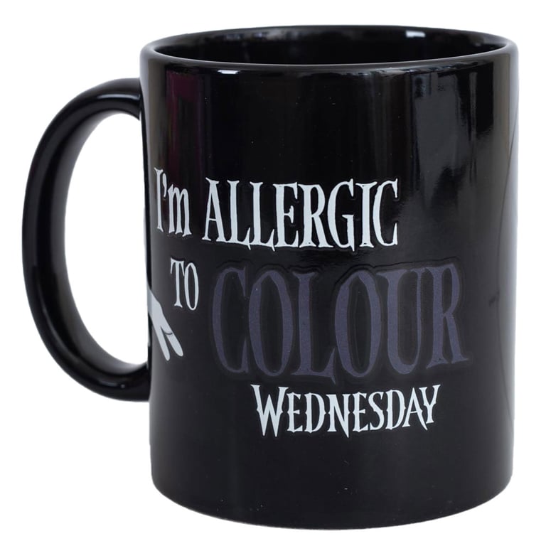 Wednesday Heat Changing Mug - Ceramic Design Changes with Temperature