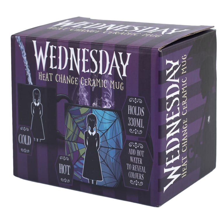 Wednesday Heat Changing Mug - Ceramic Design Changes with Temperature