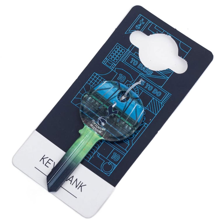 Tottenham Hotspur FC Stadium Door Key - Cut Blank with Full Colour Club Crest Design