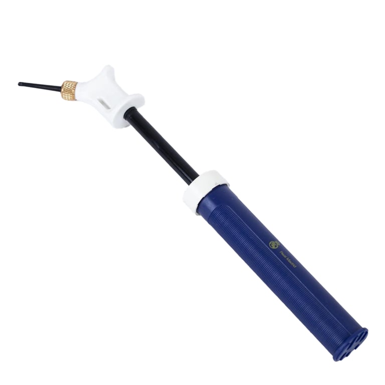 Real Madrid CF Blue Dual Action Mini Football Pump with Needle