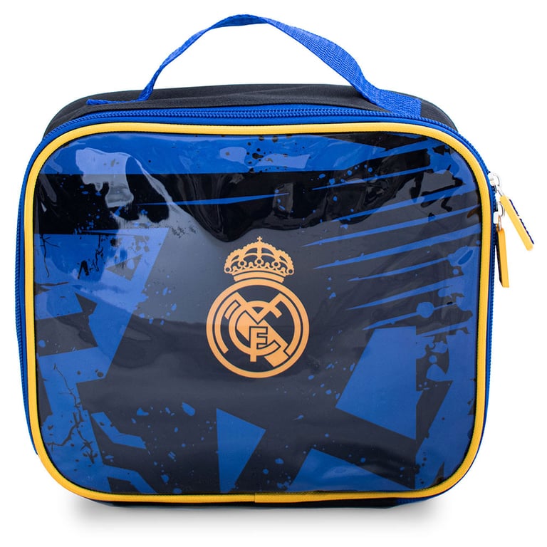 Real Madrid CF Fragment Gold Crest Double Zipped Lunch Bag