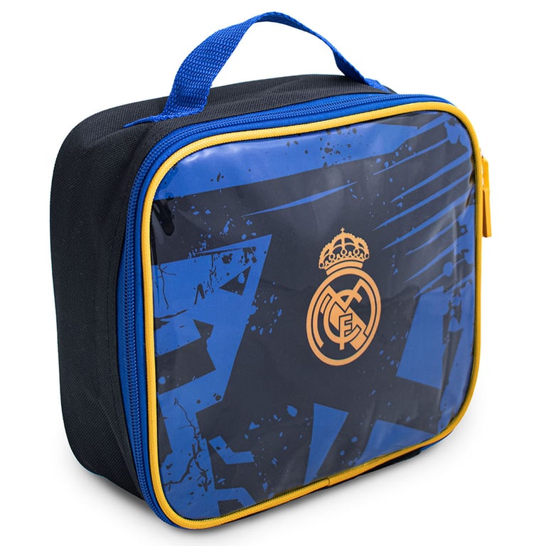 Real Madrid CF Fragment Gold Crest Double Zipped Lunch Bag