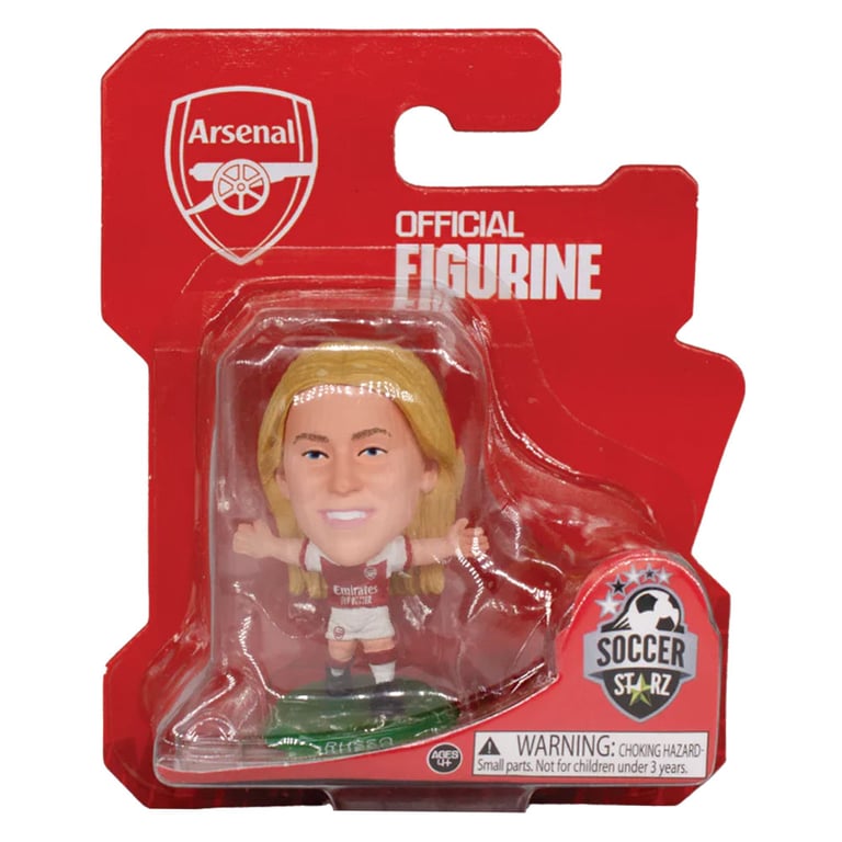 Arsenal WFC SoccerStarz Alessia Russo Collectable Figure - 5cm Tall in Classic Home Kit with Green Base