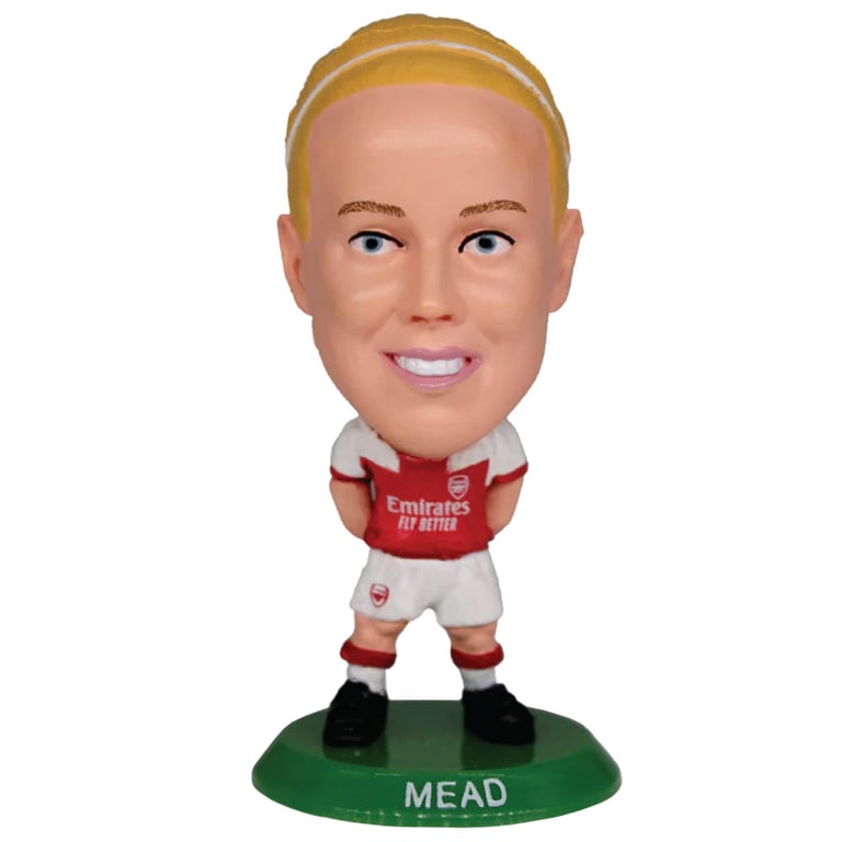 Arsenal WFC SoccerStarz Mead - 5cm Tall Collectable Figure in Classic Home Kit