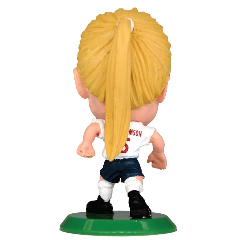 England Lionesses SoccerStarz Leah Williamson Collectable Figure - 5cm Tall in Classic Home Kit