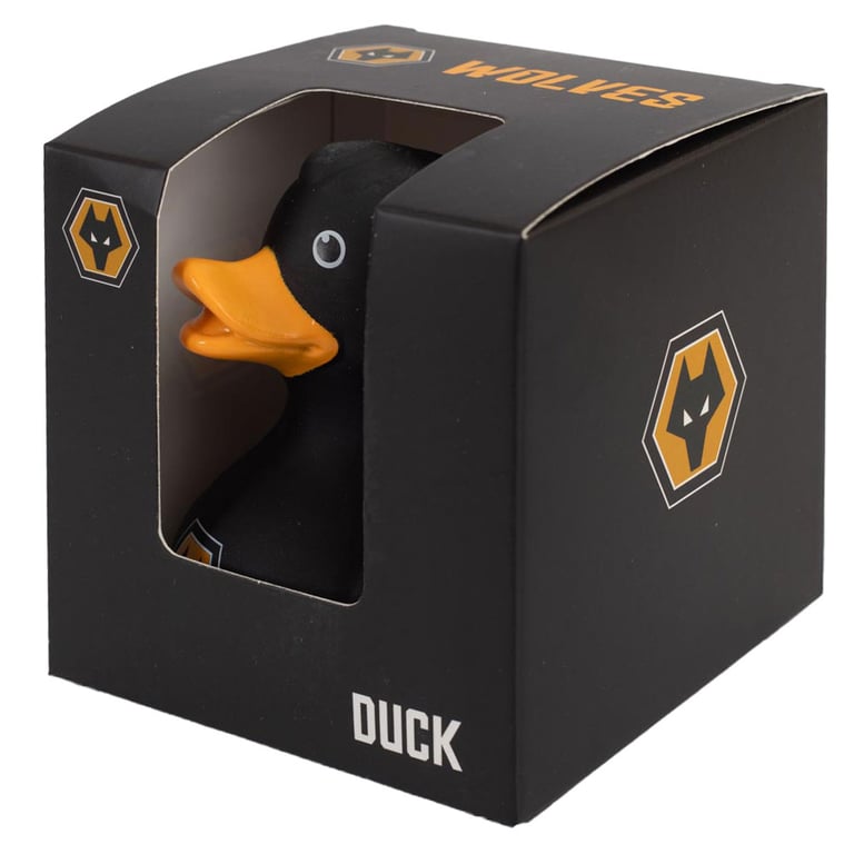 Wolverhampton Wanderers FC Official Blue Bath Duck with Club Crest
