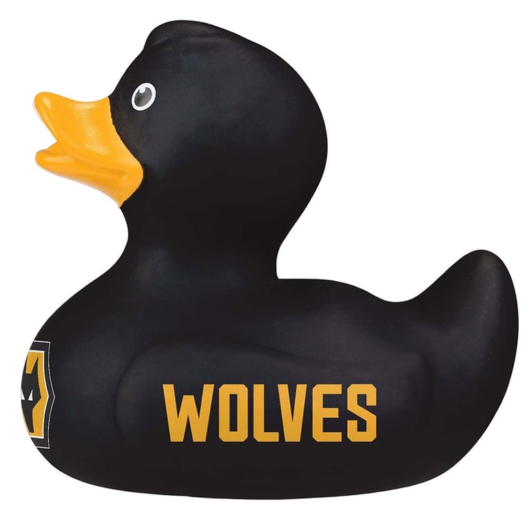 Wolverhampton Wanderers FC Official Blue Bath Duck with Club Crest