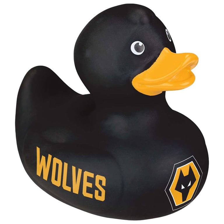 Wolverhampton Wanderers FC Official Blue Bath Duck with Club Crest