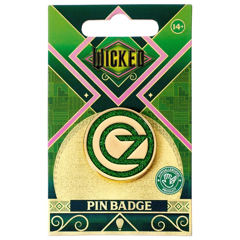 Wicked Oz Colourful Enamel Pin Badge with Butterfly Clasp