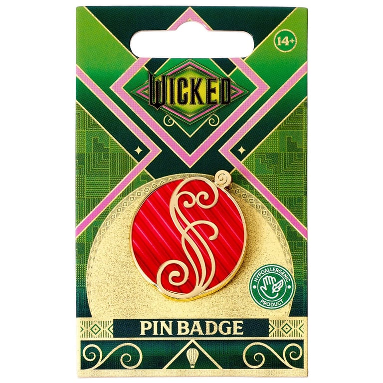 Wicked Pink Shiz University Enamel Pin Badge - Colorful Butterfly Clasp Fixing