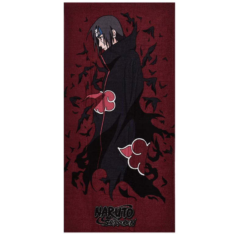 Naruto Shippuden Itachi Uchiha 100 Velour Cotton Beach Towel