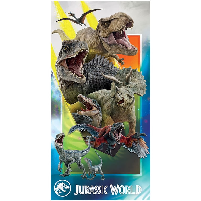 Jurassic World Velour 100 Cotton Dinosaur Beach Towel