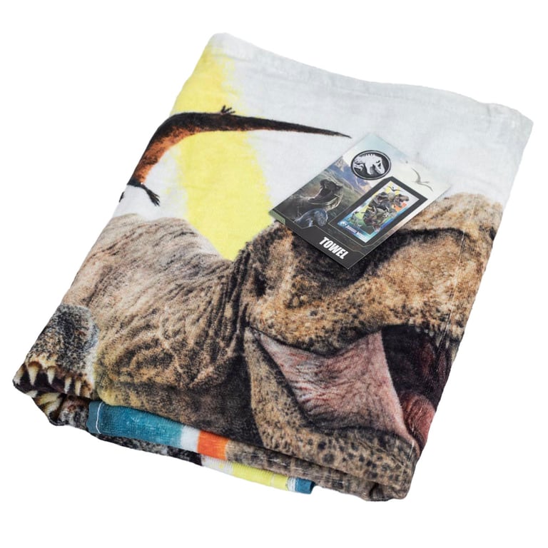 Jurassic World Velour 100 Cotton Dinosaur Beach Towel