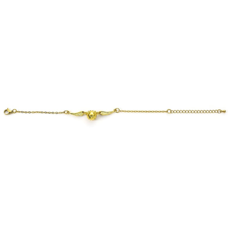 3D Golden Snitch Harry Potter Adjustable Lobster Clasp Bracelet