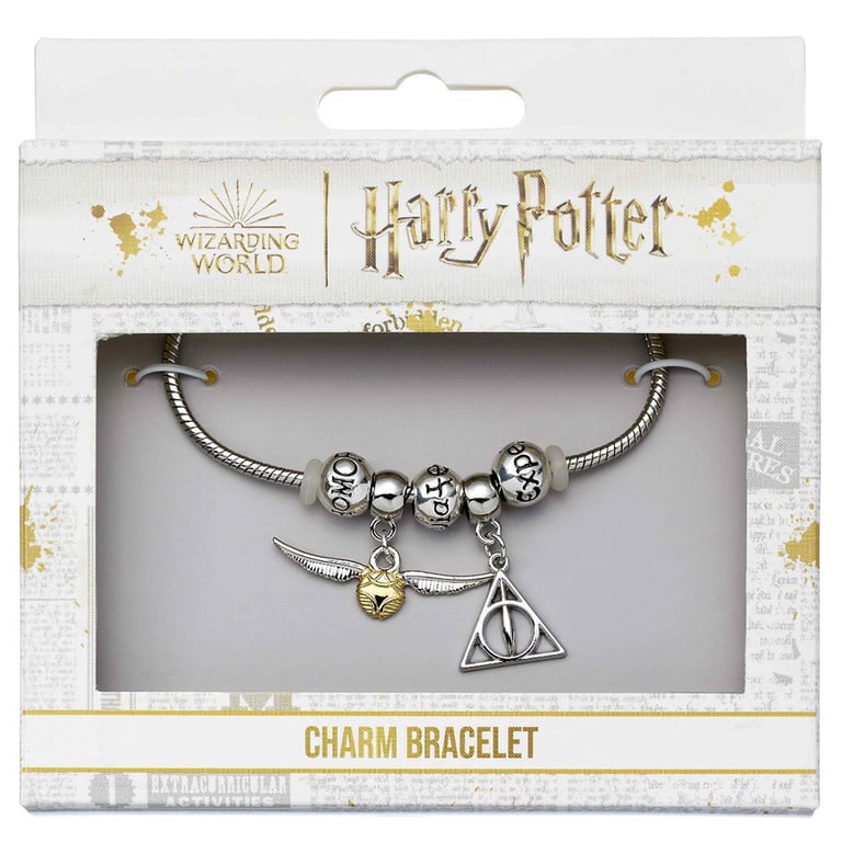 Harry Potter Official Licensed Silver Plated Spellbeads Charm Bracelet