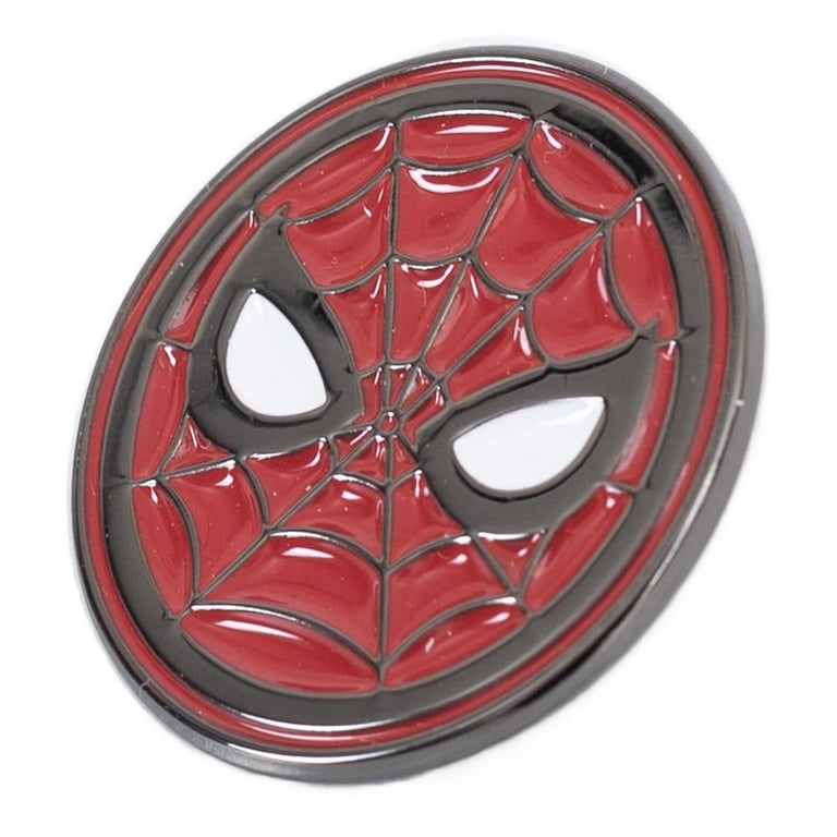 Spider-Man Detailed Enamel Pin Badge with Rubber Push Fixing
