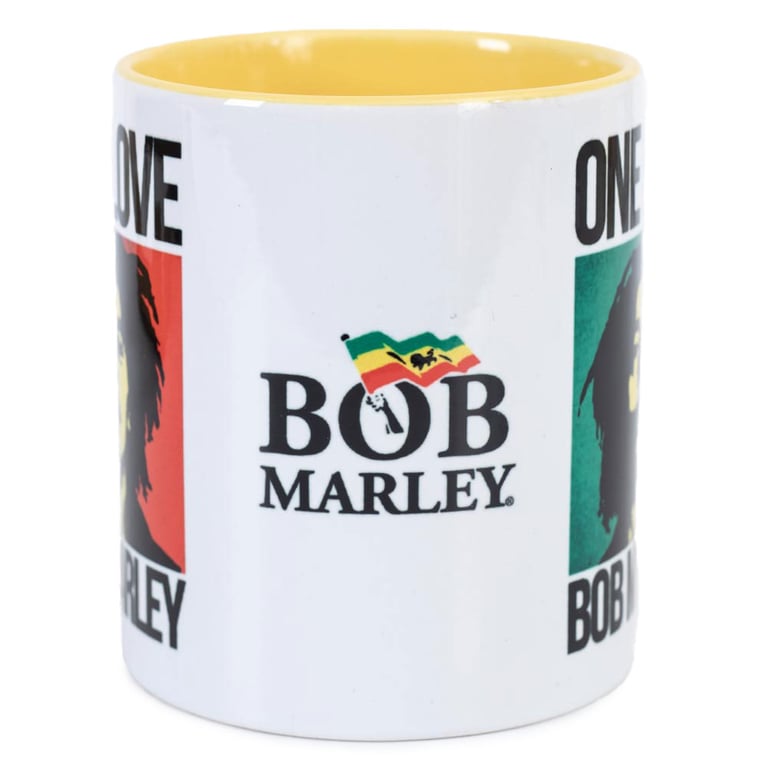 Bob Marley One Love Ceramic Kiln Fired Coffee Mug