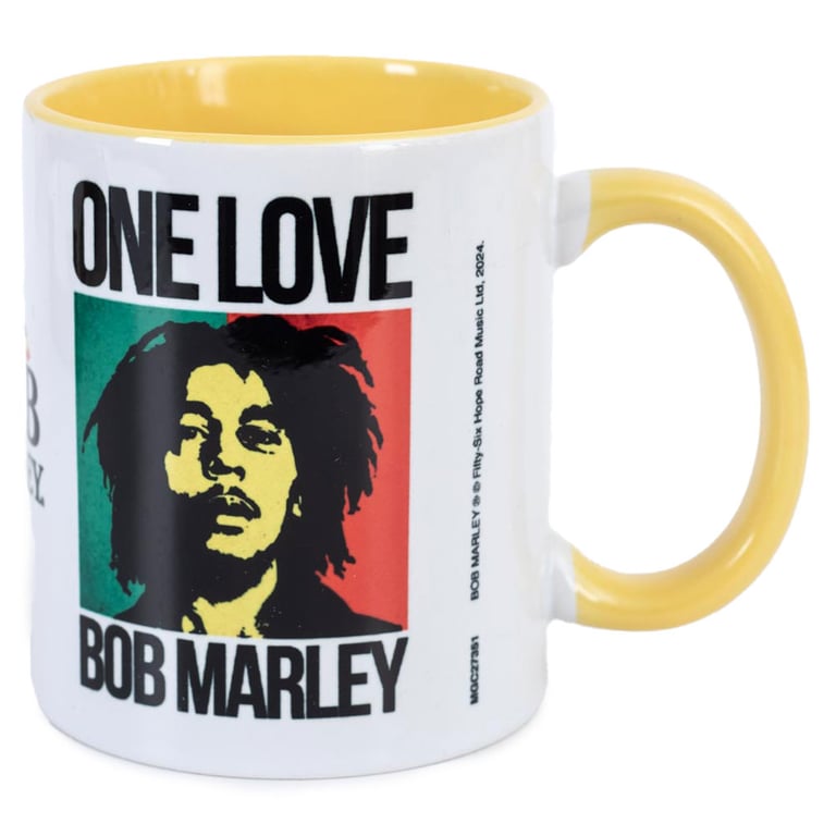 Bob Marley One Love Ceramic Kiln Fired Coffee Mug