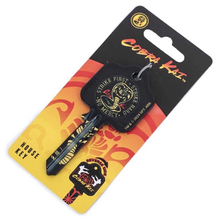 Cobra Kai UL Certified Door Key - High Quality Logo Key with Detailed Designs