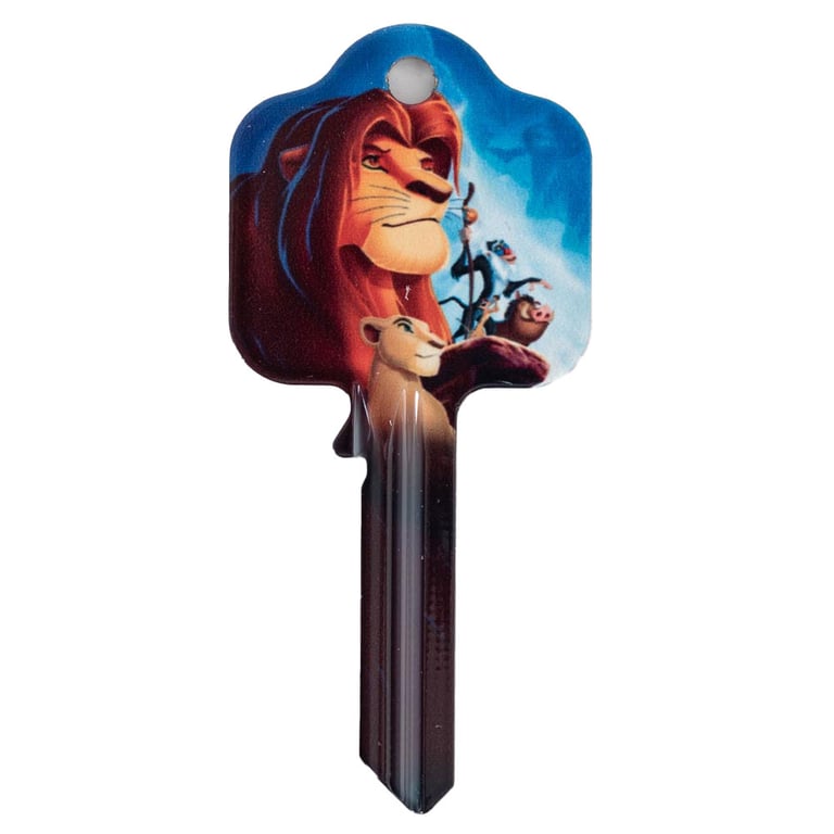 The Lion King UL Certified Door Key - Detailed Simba and Nala Design