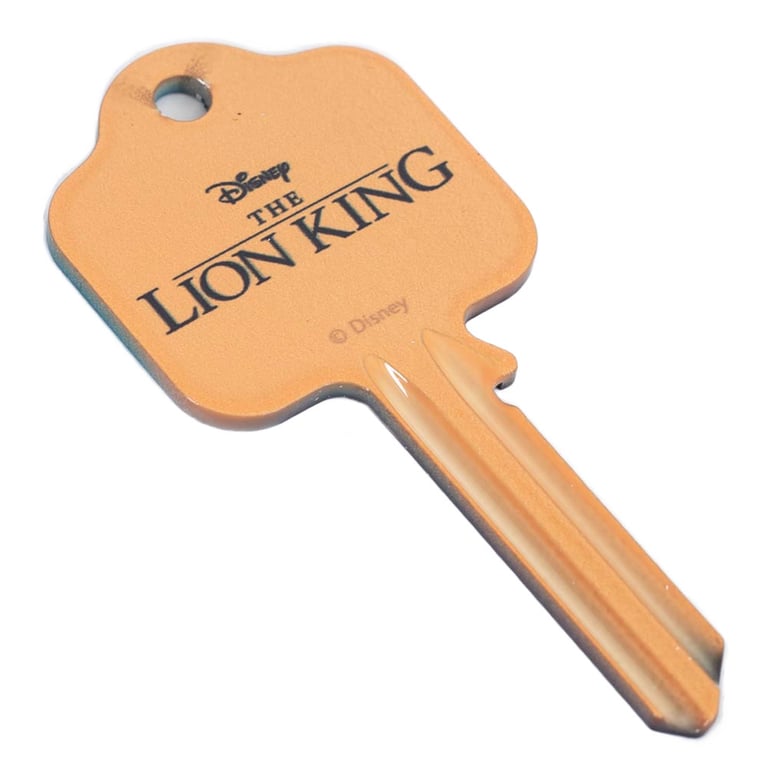 The Lion King UL Certified Door Key - Detailed Simba and Nala Design