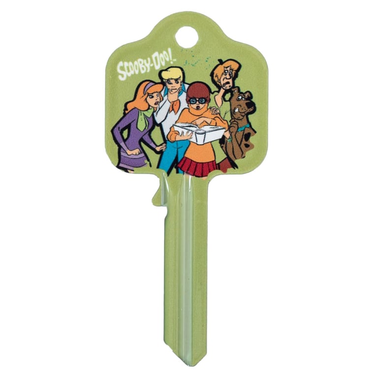 Scooby-Doo Door Key - High Quality Blank Key with Detailed Designs for UL Profile Locks