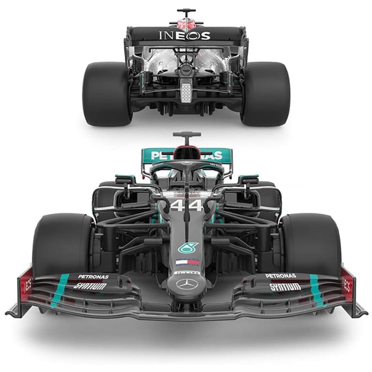 Mercedes AMG F1 1:18 Scale Radio Controlled Car with Spring Suspension and Multi Direction Racing