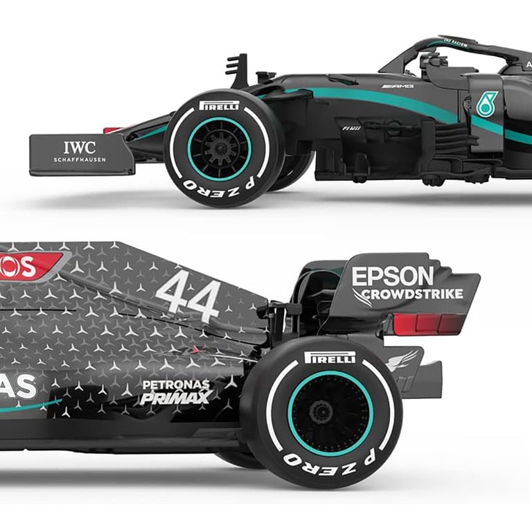 Mercedes AMG F1 1:18 Scale Radio Controlled Car with Spring Suspension and Multi Direction Racing