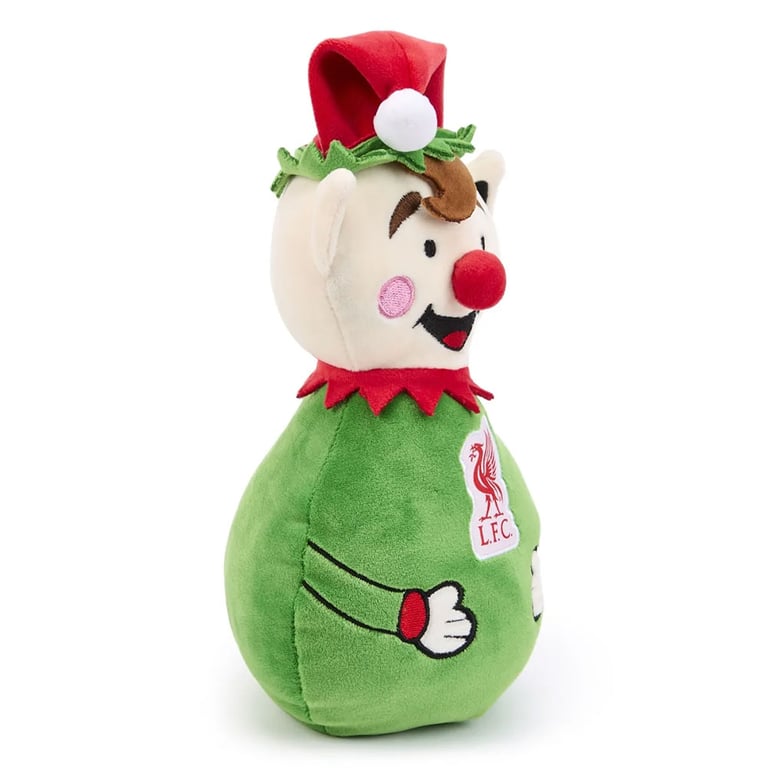 Liverpool FC Weighted Plush Elf with LFC Crest and Soft Polyester Fabric