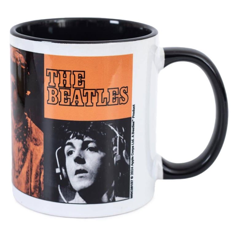 The Beatles Ceramic Kiln Fired Coffee Mug with Love Song Lyrics